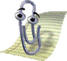Clippy This is clippy. Clippy is here because I don't not support AI.
